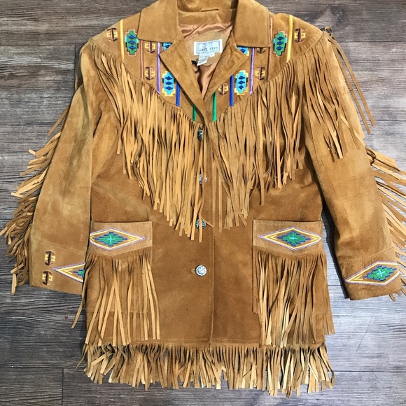 Vintage Jackets & Blazers - 🔻SOLD🔻Suede fringe jacket